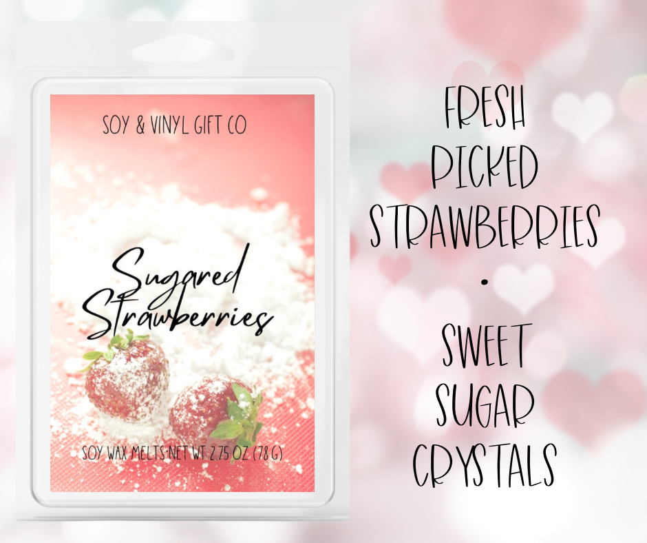 Sugared strawberries
