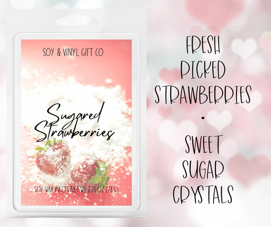 Sugared strawberries