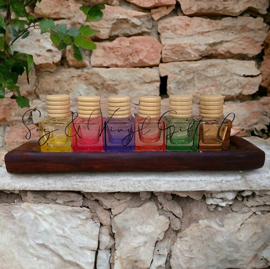 8ml Car Oil Diffuser - Colored Square